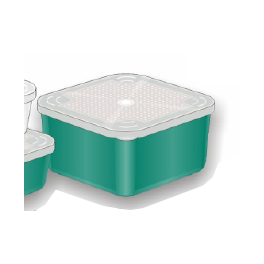 Caja con tamiz