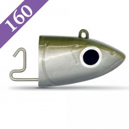 Tête Plombée Black Minnow 160