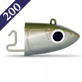 Tête Plombée Black Minnow 200