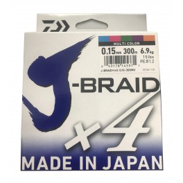 DAIWA J-BRAID X 4 - 300 Mètres